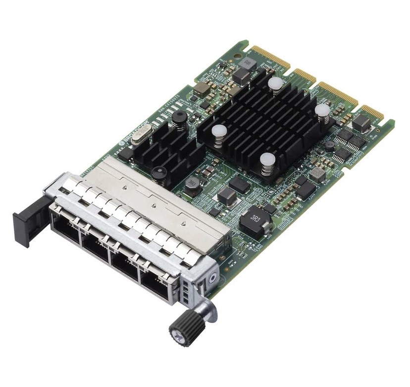 Dell Broadcom 5719 Quad Port 1GbE Base-T Adapter, OCP 3.0, Customer Kit