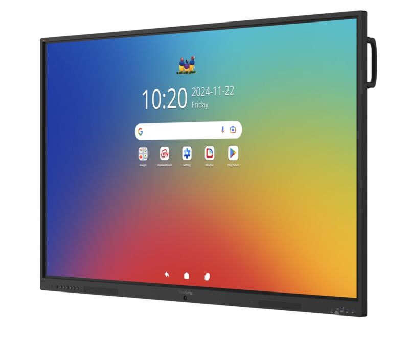 IFP6535-1-1C VIEWSONIC 65" 64 Multi touch, 9H, 450nits, 8GB RAM/128GB, Android 16, Black