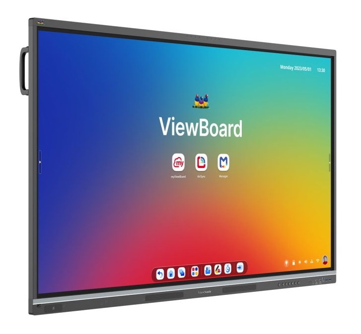 IFP6551-3C VIEWSONIC 65" 50 Multi touch, 9H, 500nits, 8GB RAM/128GB, Android 14, Black