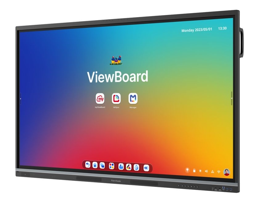 IFP6551-3C VIEWSONIC 65" 50 Multi touch, 9H, 500nits, 8GB RAM/128GB, Android 14, Black