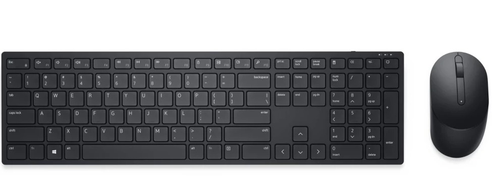 Dell Keyboard and Mouse Pro Wireless KM5221W - UK (QWERTY) - Black