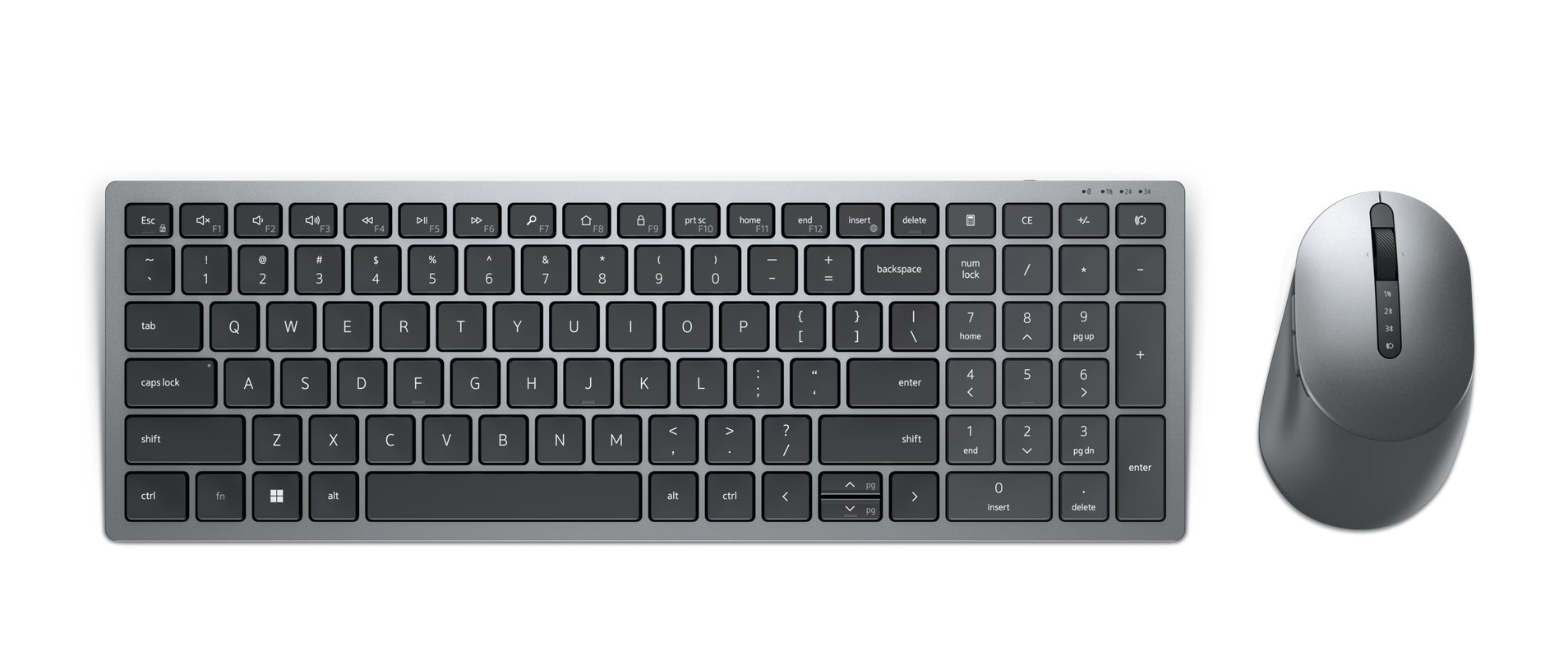 Dell Keyboard and Mouse Wireless/Bluetooth KM7120W - Adriatic (QWERTZ)