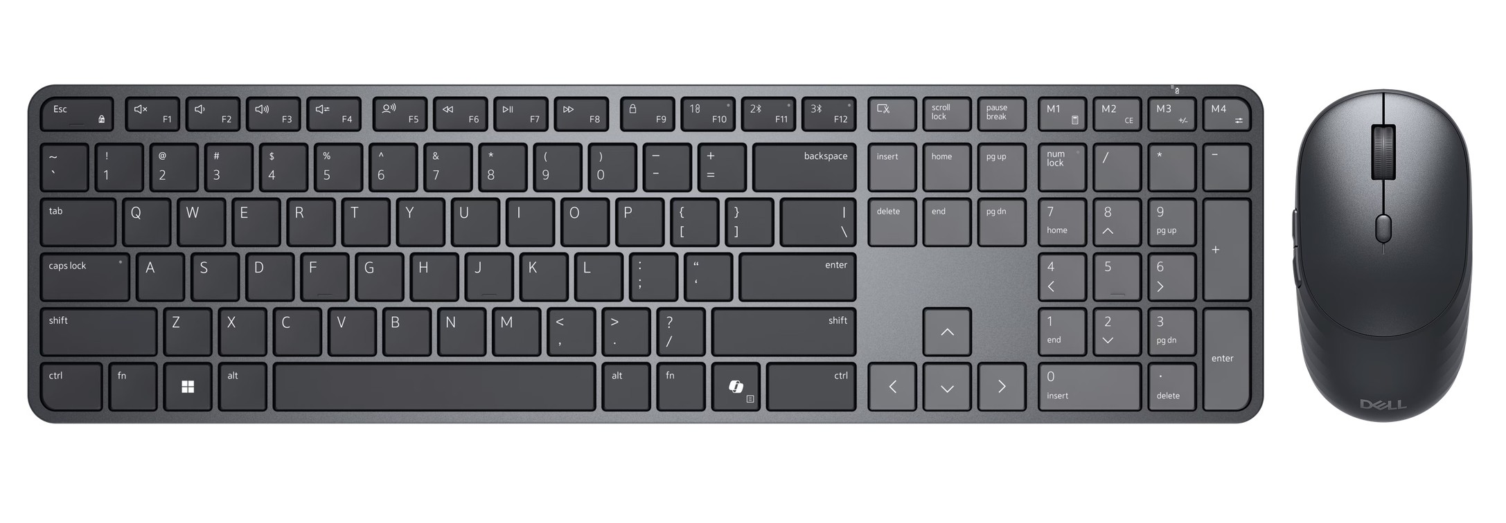 Dell Keyboard and Mouse Wireless/Bluetooth KM726 - Adriatic (QWERTZ)