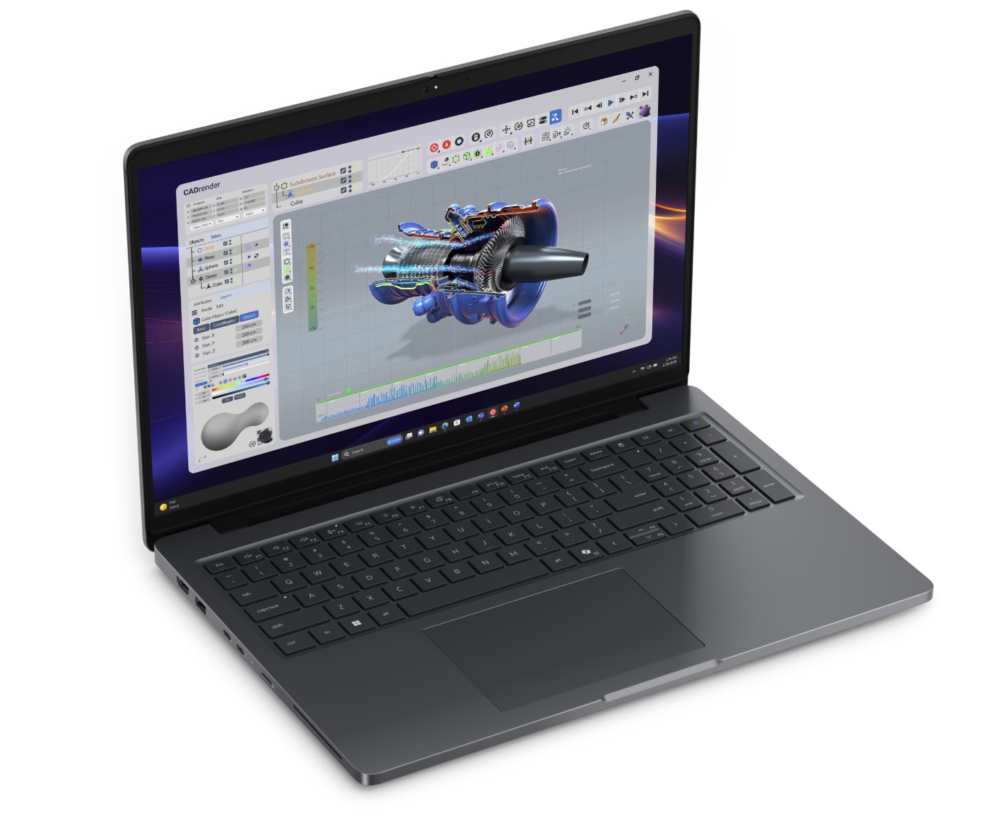 1037329739-G0509 Dell WS Pro Precision 5 16 U7 366H/16"FHD+/32GB/1TBSSD/RTX PRO500 6GB/Win11Pro
