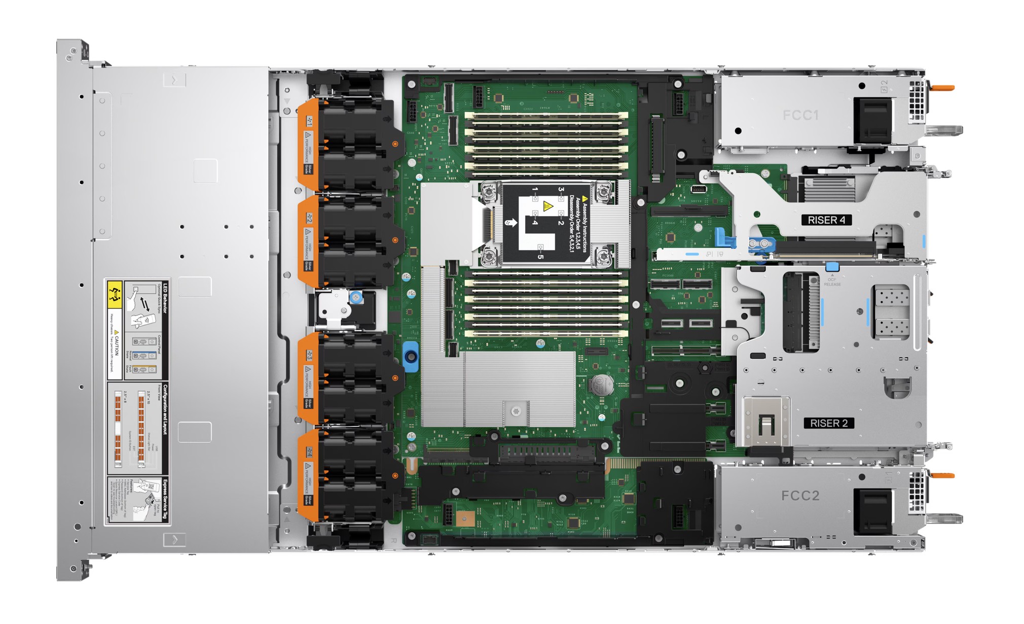 1032651924-S0385 Dell PowerEdge R470 6517P/8x2.5"/32GB/2x480GBSSD/iDRAC10 Ent 17G/H965i/2x1100W