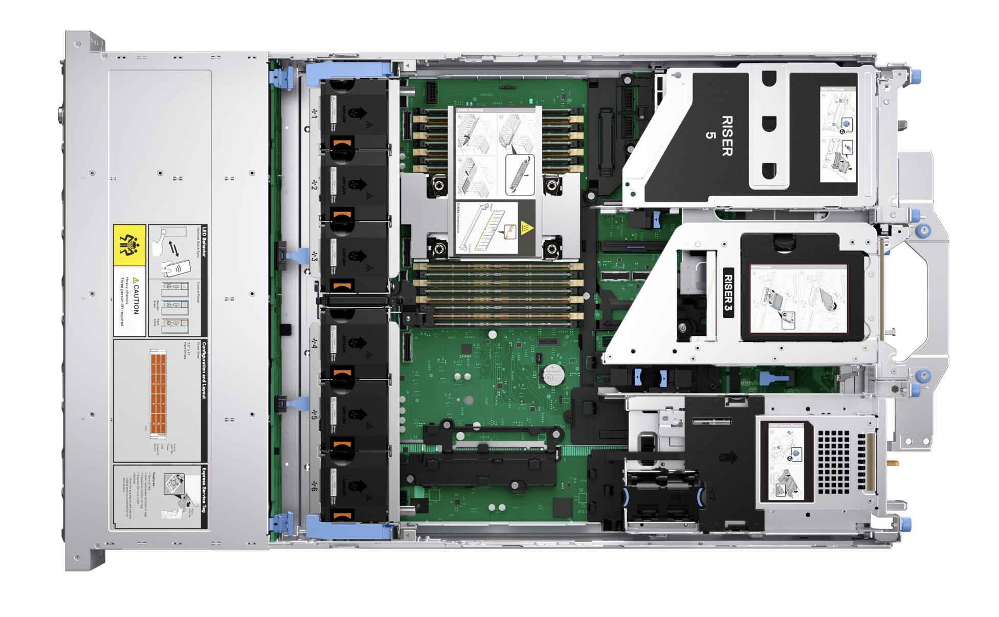 1032651928-S0384 Dell PowerEdge R570 6511P/12x3.5"/32GB/2x960GBSSD/iDRAC10Ent17G/H965i/2x1100W