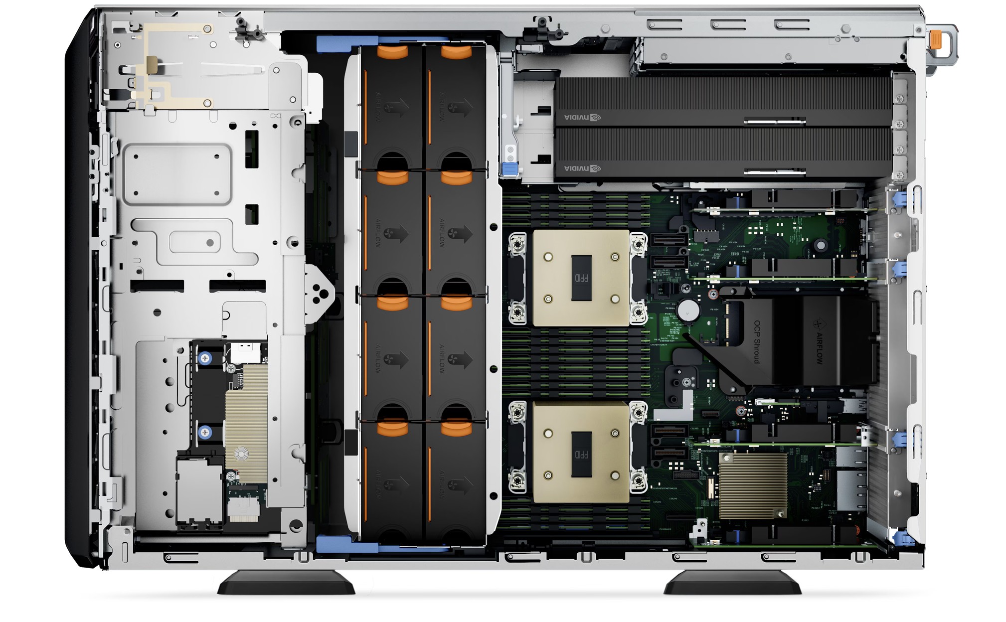 1030087368-S0380 Dell PowerEdge T560 S4510/3.5"x8/32GB/480GBSSD/iDRAC9 Ent 16G/H755/2x1100W